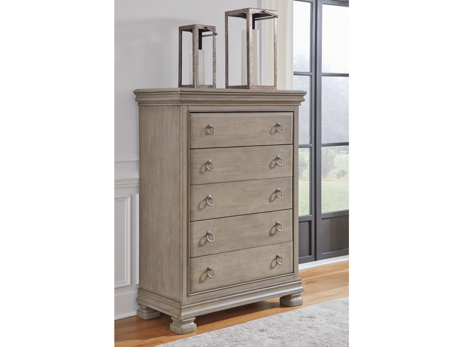 Image 2 of Lexorne  Sleigh Bed Group