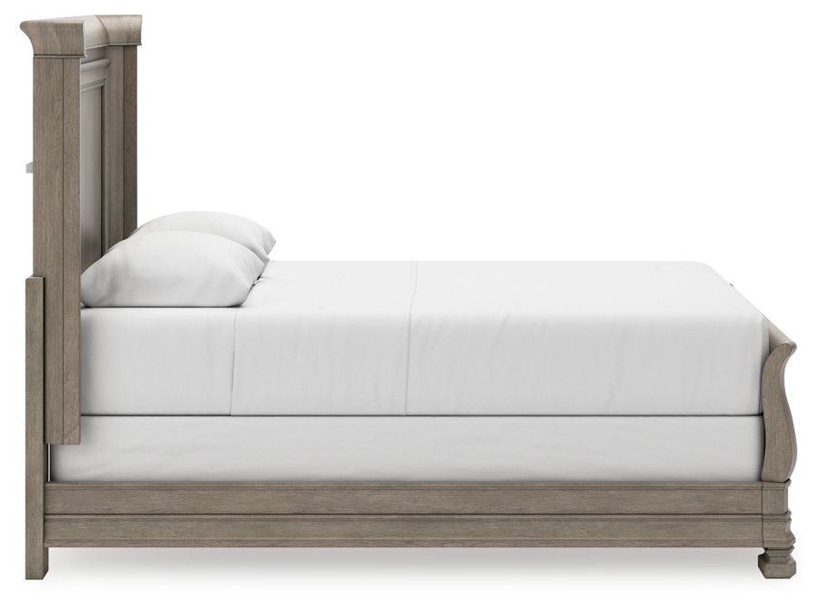 Cama trineo, cómoda y espejo Lexorne Queen - image 15