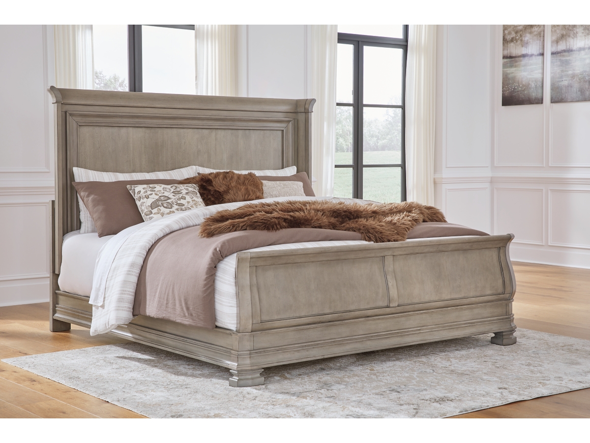 Lexorne King Sleigh Bed - Gray Lexorne King Sleigh Bed - Gray