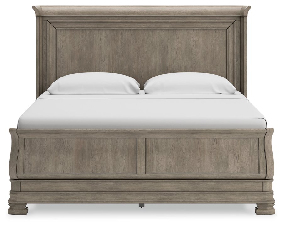 Cama trineo, cómoda y espejo Lexorne California King - image 12
