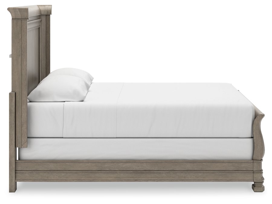 Cama trineo, cómoda y espejo Lexorne California King - image 15