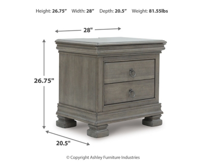 Lexorne Nightstand, , large