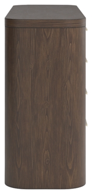Vertical side view showing dimensions