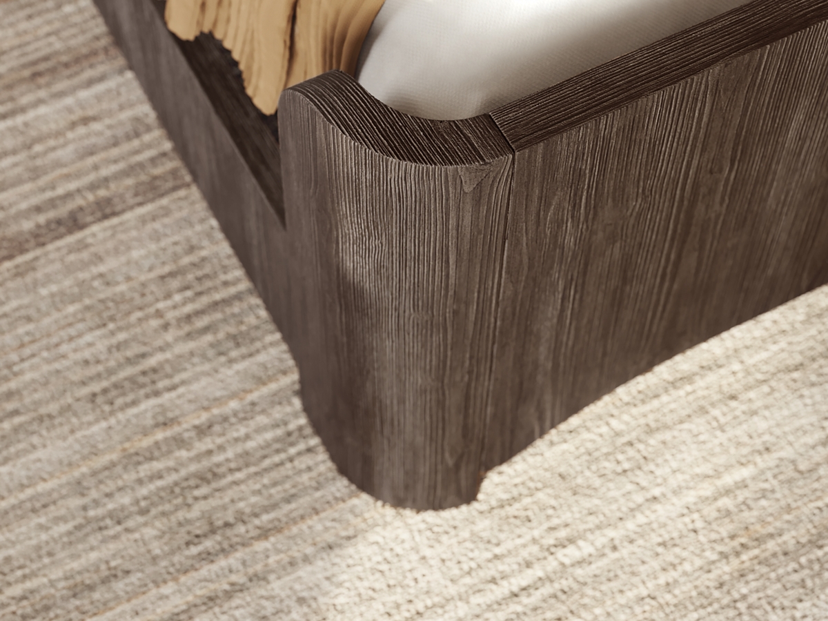Neo King Panel Bed, Rich Brown, large