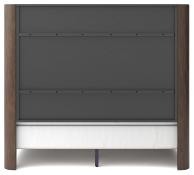 Neo Queen Panel Bed, Rich Brown, large