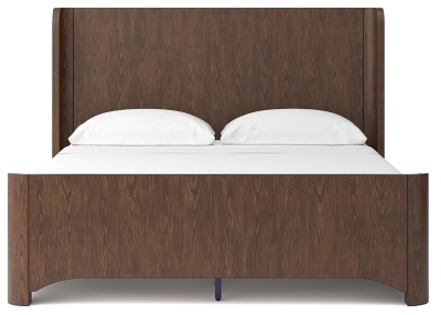 Neo Panel Bed, Rich Brown, large