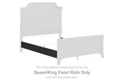 Welltern Queen/King Panel Rails | Ashley