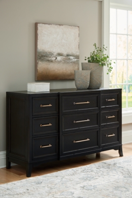 B971-31 Welltern 9 Drawer Dresser, Black sku B971-31