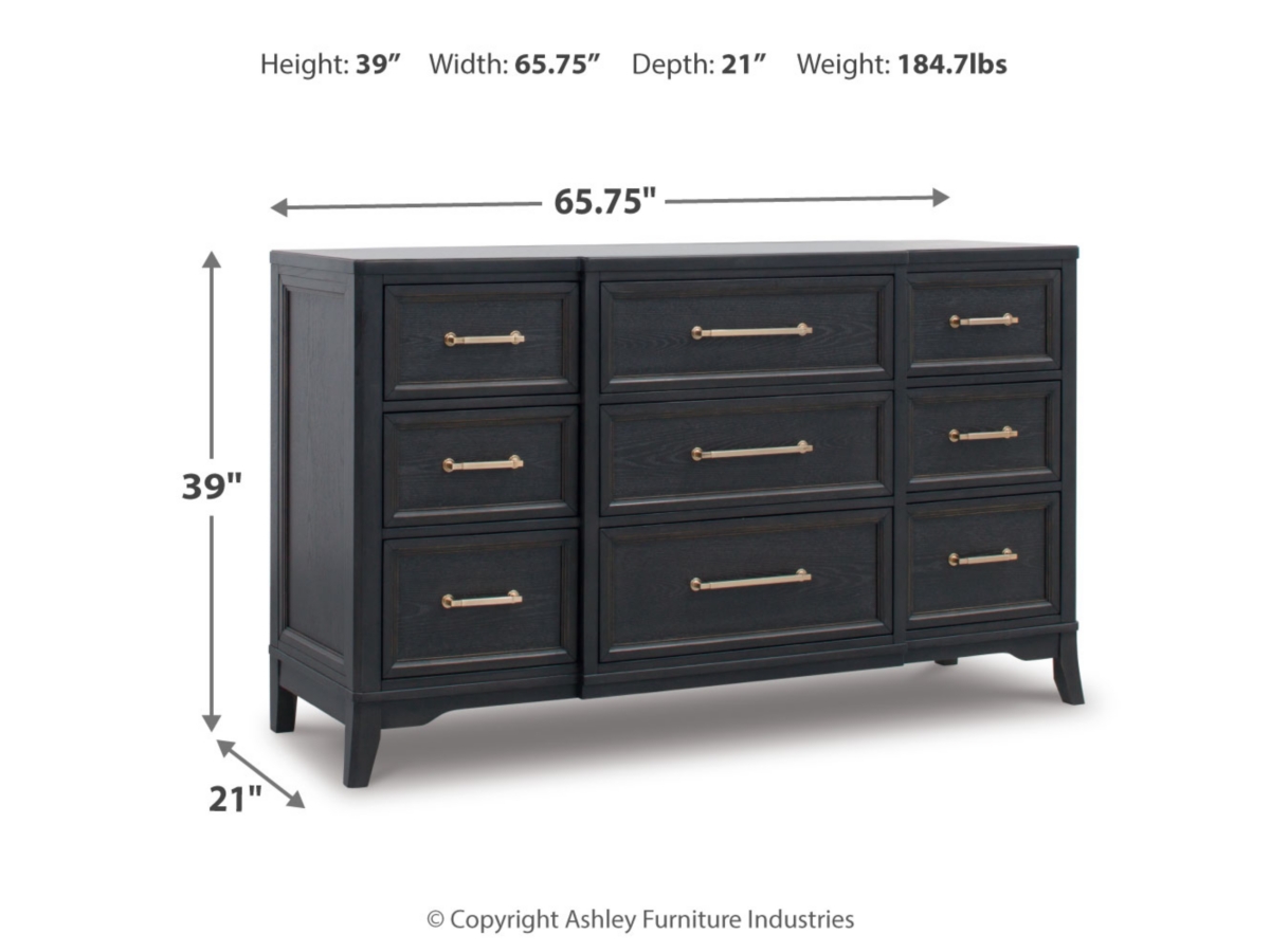 Welltern 9 Drawer Dresser