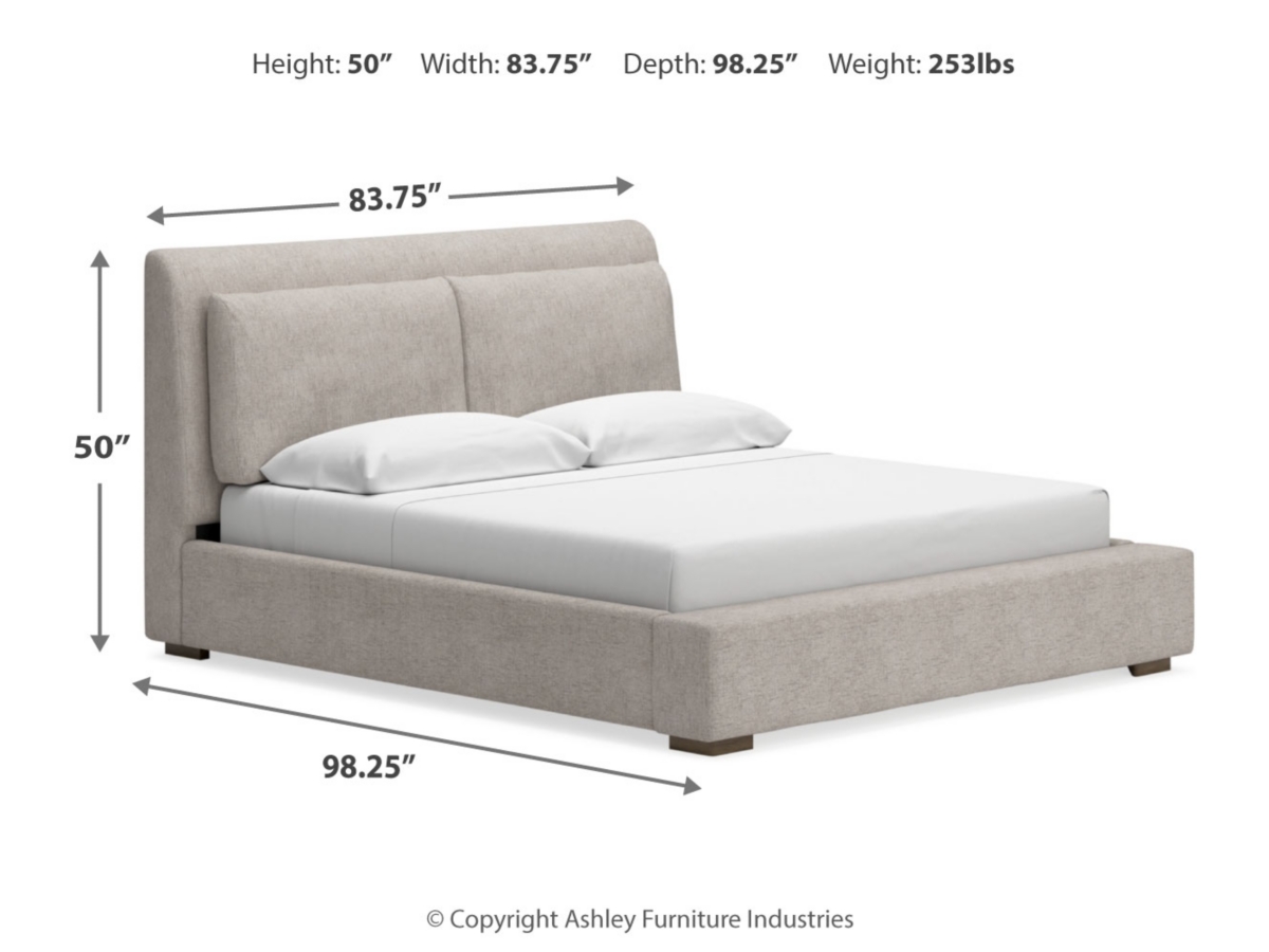ベッドフレーム Ashley furniture king size bed frame ZINUS Platform King Bed Frame with Split Headboard | Ashley