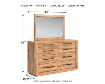 Bracken dresser dimensions diagram