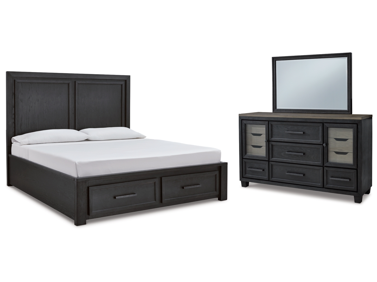 Foyland Dresser - Black/Brown