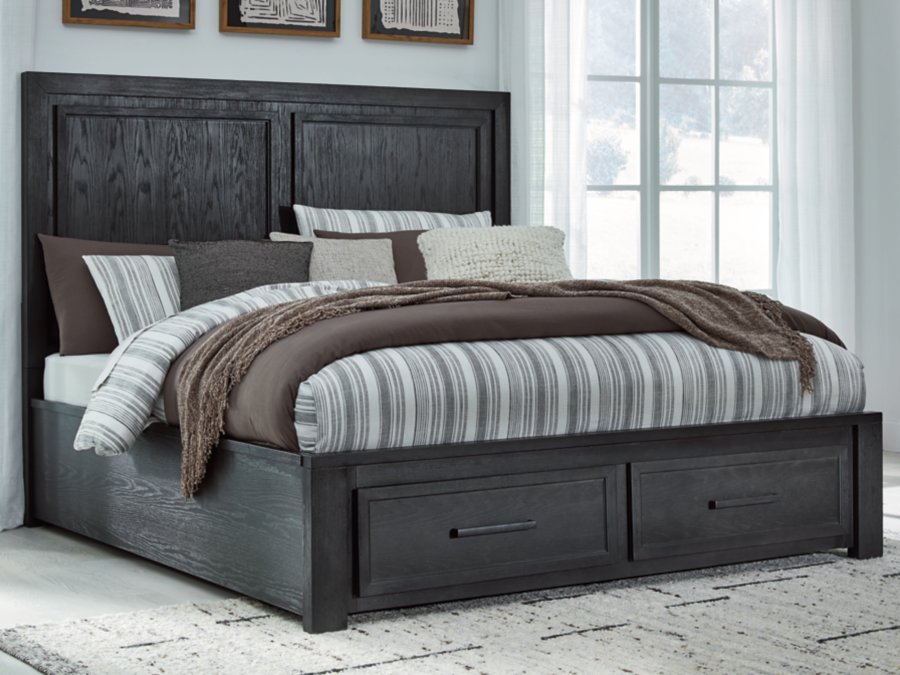 Cama de almacenamiento Foyland King y 2 cajoneras - image 11