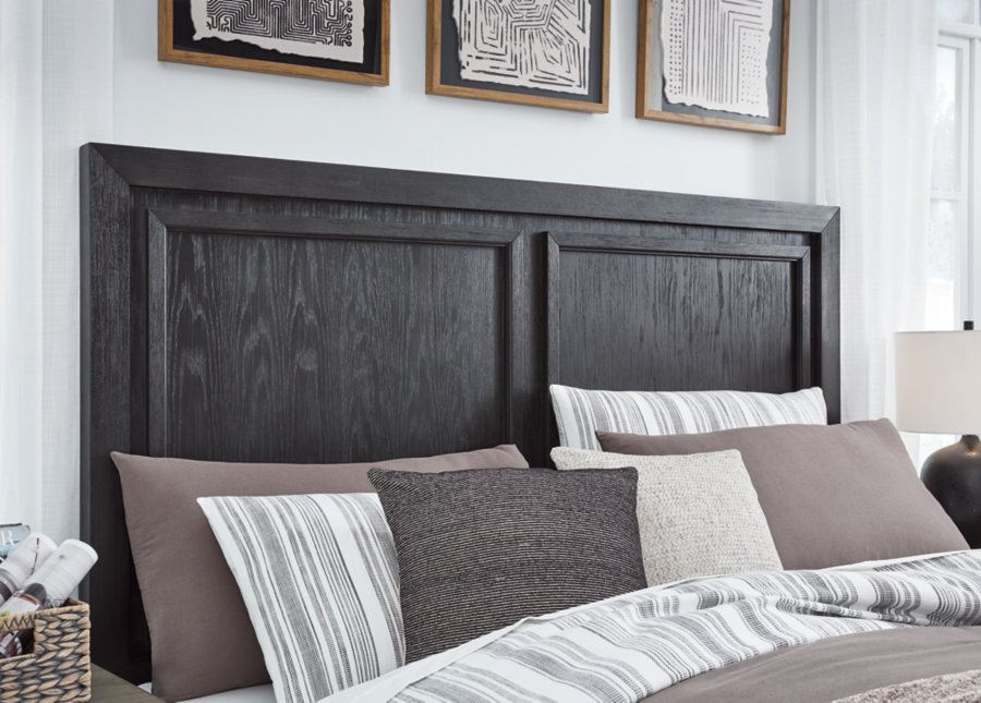 Cama Foyland California King Panel Storage, tocador y espejo - image 18