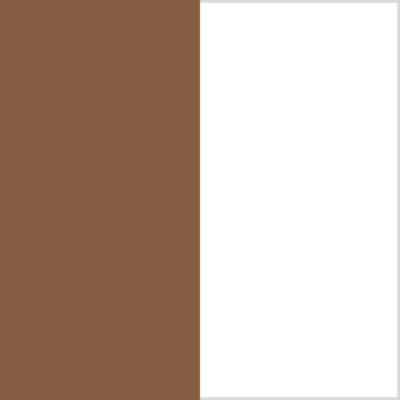 Swatch color White/Rustic Brown 