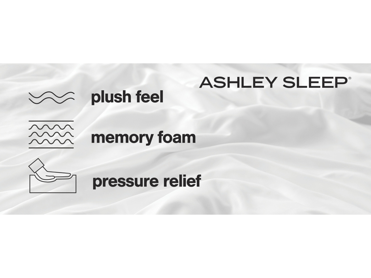 Chime 12 Inch Plush Memory Foam King Mattress | Ashley