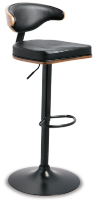 Ashley furniture black on sale bar stools