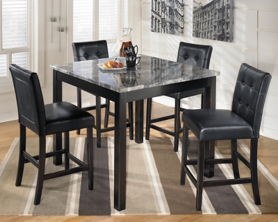 Maysville Counter Height Dining Room Table and Bar Stools ...