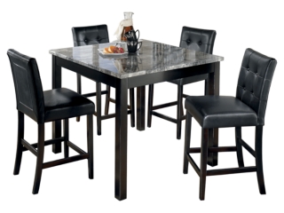 Maysville Counter Height Dining Table and 4 Bar Stools