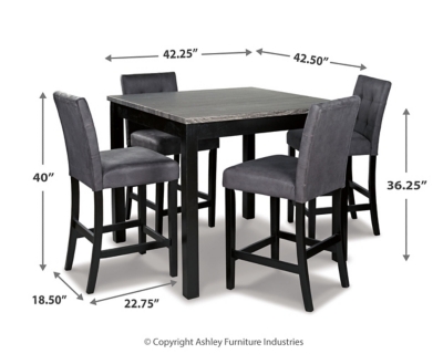 Garvine counter height dining store table and bar stools