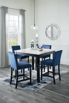 D163-223 Cranderlyn Counter Height Dining Table and 4 Bar S sku D163-223