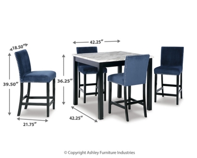 Cranderlyn Counter Height Dining Table and Bar Stools (Set of 5), , large