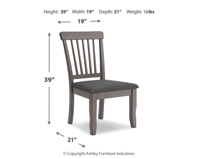 Shullden Spindle Back Dining Chair Ashley