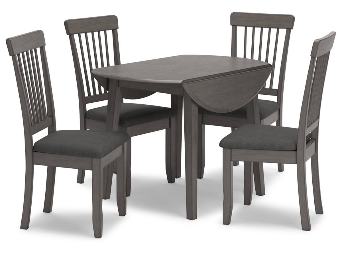 Shullden Drop Leaf Table - Gray - (D194-15) Shullden Drop Leaf Table - Gray - (D194-15)