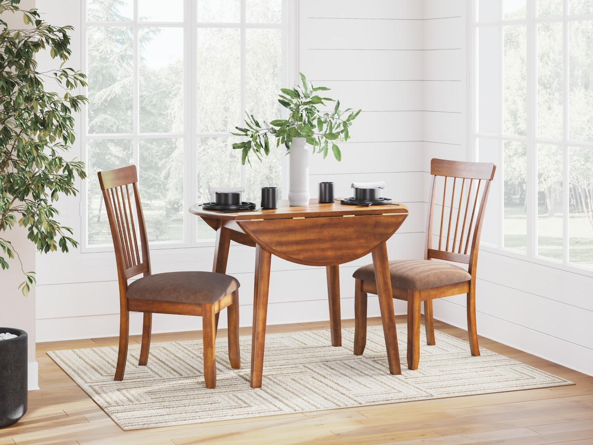 Berringer Drop Leaf Table - Rustic Brown - (D199-15) Berringer Drop Leaf Table - Rustic Brown - (D199-15)