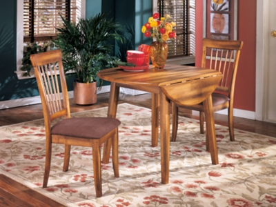 Berringer Dining Table and 2 Chairs, Rustic Brown, rollover