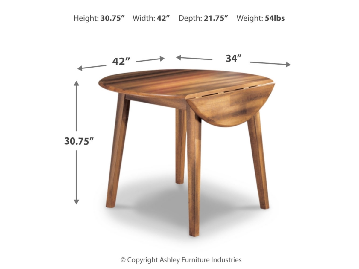 Ashley berringer drop leaf shop table