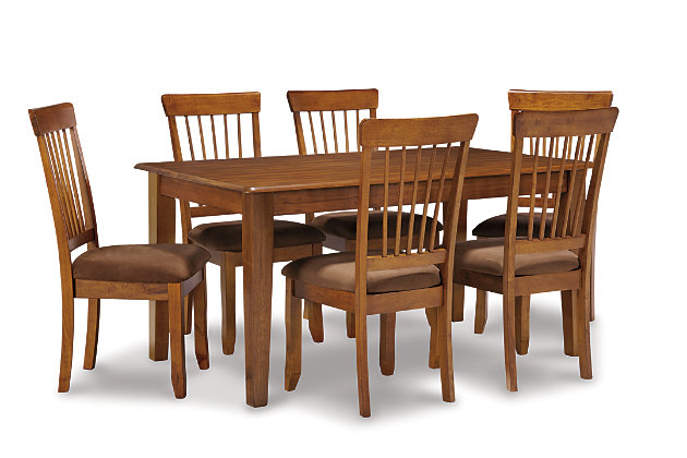 Berringer Dining Table And 6 Chairs Set, Berringer Dining Room Table