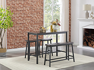 Playden Counter Height Dining Table and Bar Stools (Set of 4), , rollover