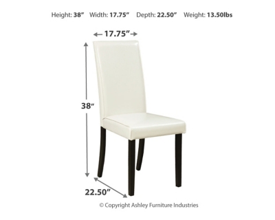 Kimonte Dining Chair, Ivory, large