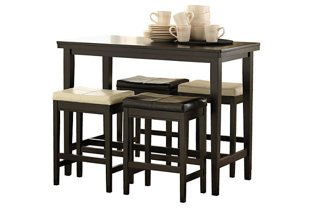Kimonte Counter Height Dining Table And, Kimonte Dining Room Table Ashley