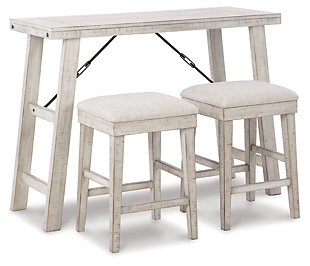 Carynhurst Counter Height Dining Table and Bar Stools (Set of 3), , large