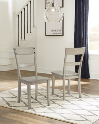 D261-01 Loratti Dining Chair (Set of 2), Gray sku D261-01