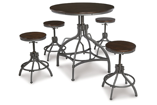 Signature Design by Ashley D284-113 Odium Dining Table 3pc