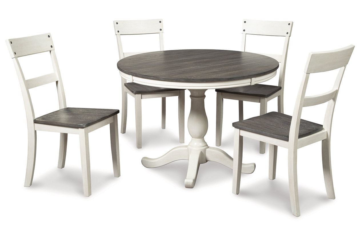 Nelling Dining Table And 4 Chairs Set Ashley Furniture HomeStore