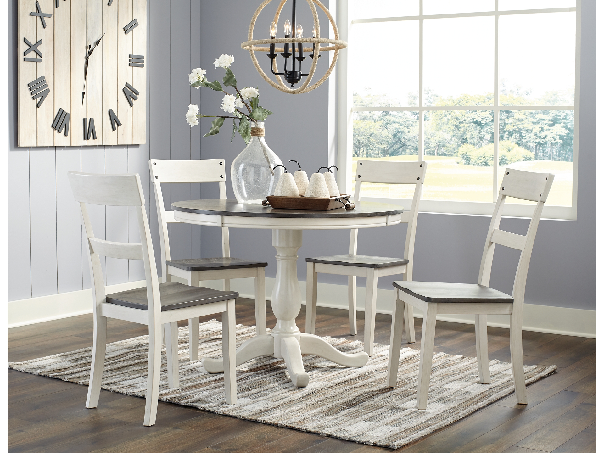 Nelling Dining Table and 4 Chairs