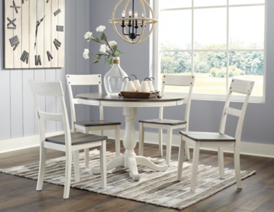 Ashley furniture dining online table chairs