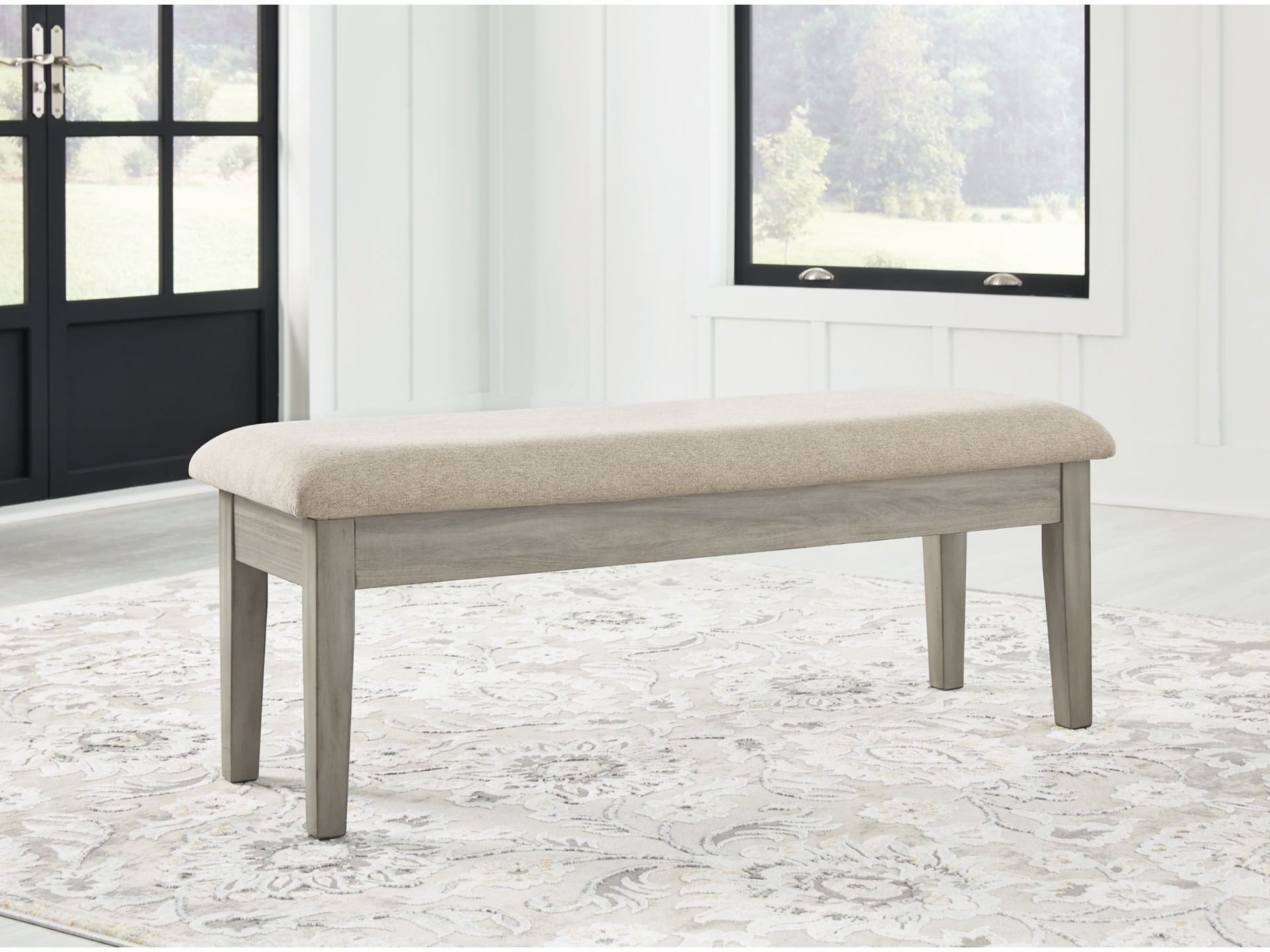 Image 2 of Parellen Dining Table and 6 Chairs Grey 