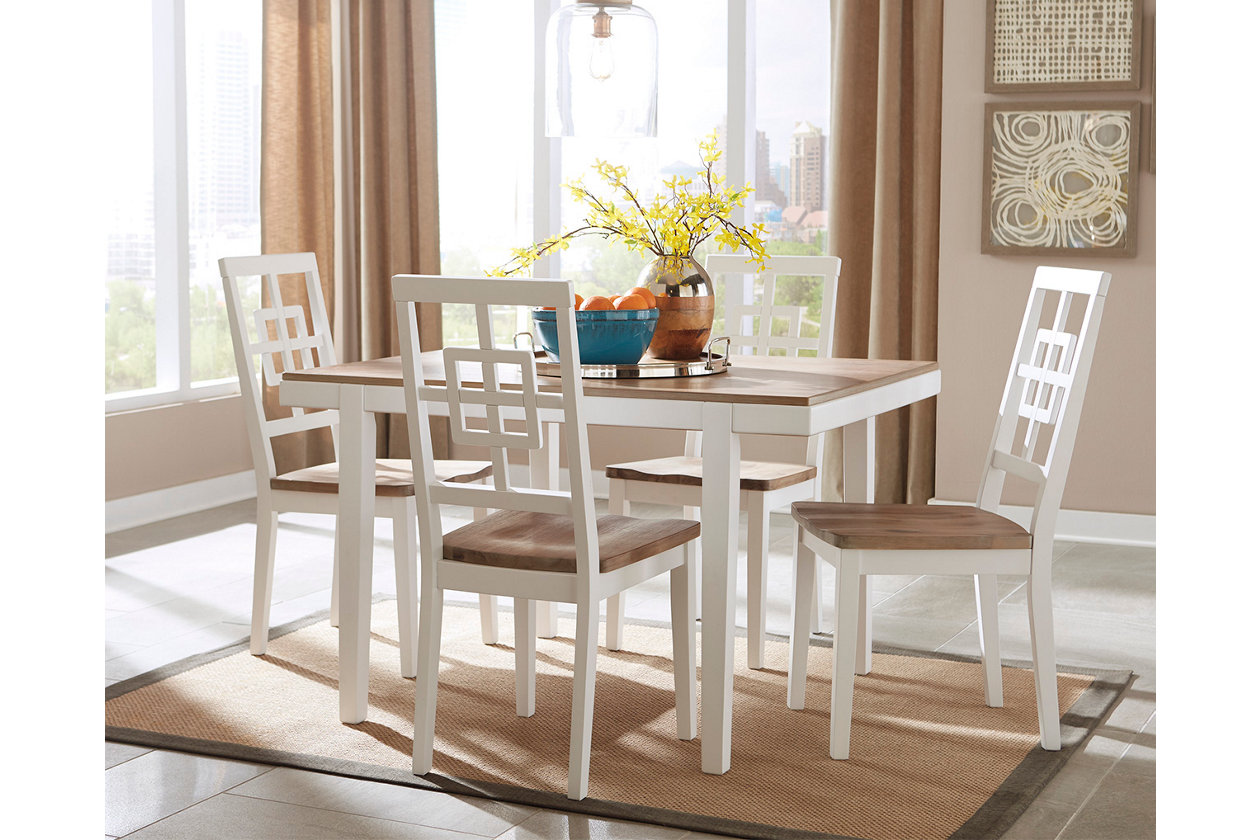 Brovada Dining Table And Chairs Set Of 5 Ashley Furniture HomeStore