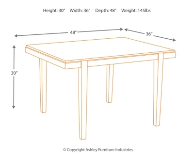 Brovada Dining Room Table And Chairs