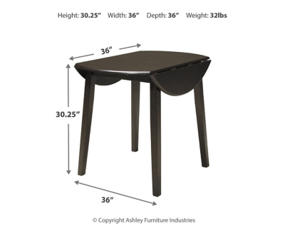 Hammis Dining Table and 2 Chairs, , large