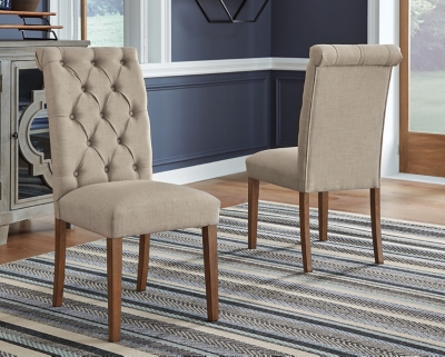 D324-03 Harvina Upholstered Dining Chair with Tufted Back  sku D324-03