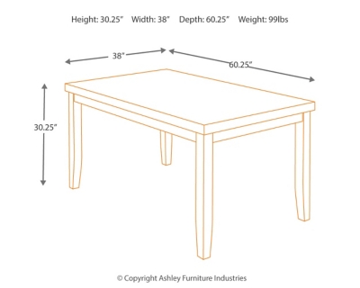 Ashley lacey dining online chair