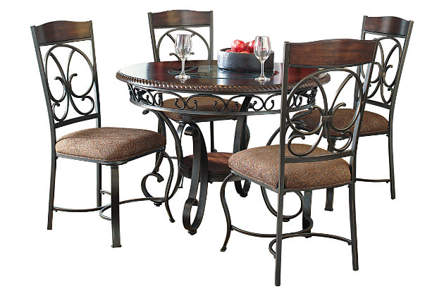 Glambrey Dining Table and 4 Chairs Set | Ashley Furniture HomeStore