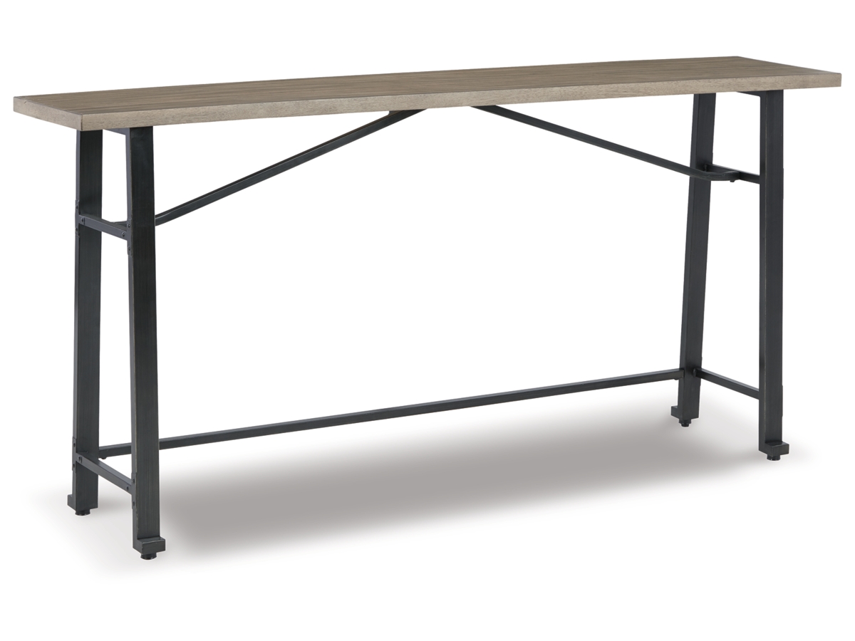 Lesterton Counter Height Table - Light Brown/Black - (D334-52)