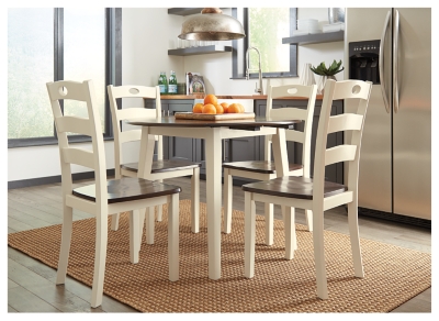 Woodanville Dining Drop Leaf Extendable Table Ashley Furniture Homestore